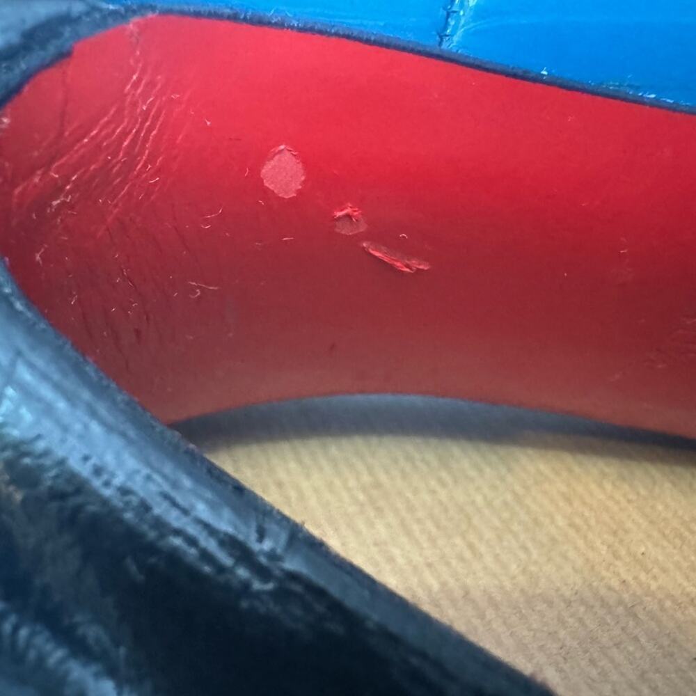 Christian Louboutin Lady Peep 150 Rare Ocean Color w/ Customization | 40.5 - Picture 9 of 16